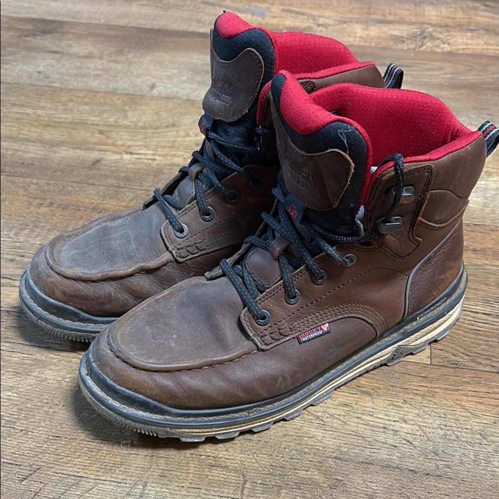 Rocky Brown Leather Work Boots